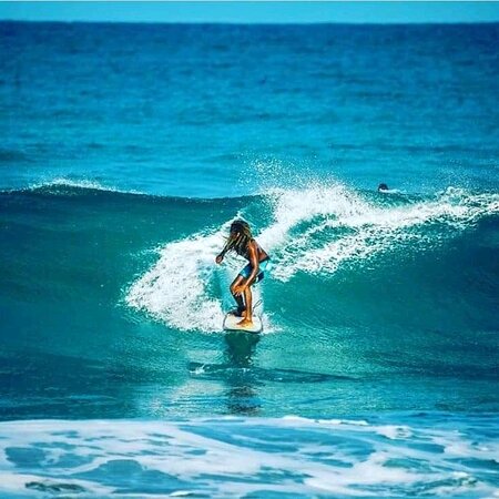 Surfing in Hikkaduwa