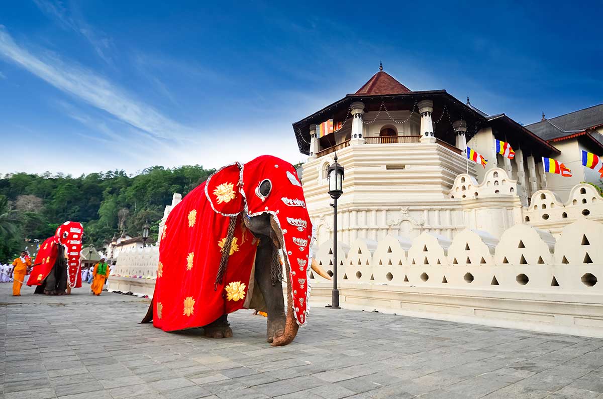 Buddhist temple in Kandy