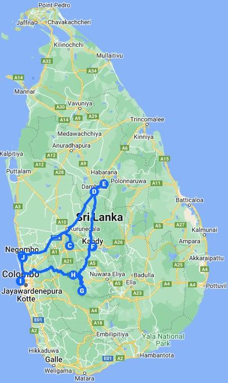 5 Days Heritage & Adventure Sri Lanka Tour Itinerary