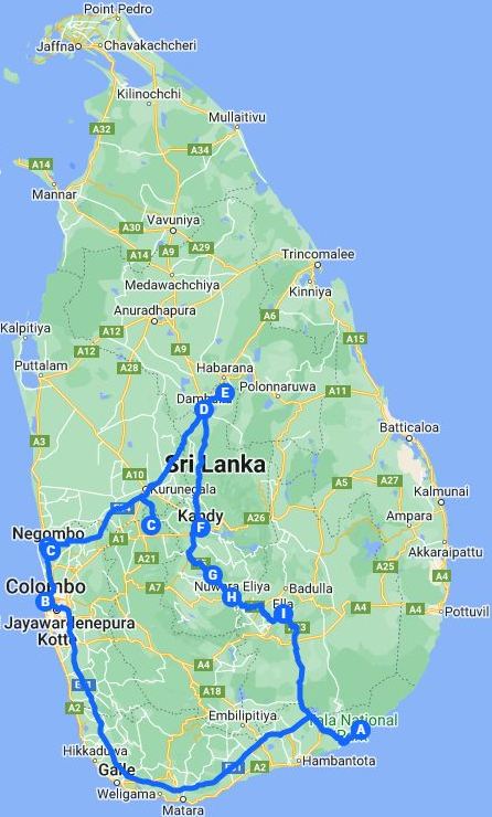 6 Days Cultural & Wildlife Srilanka Tour Itinerary
