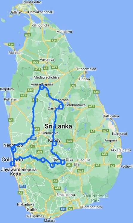 7 Days Cultural Heritage & Outdoor Adventure Sri Lanka Tour Itinerary