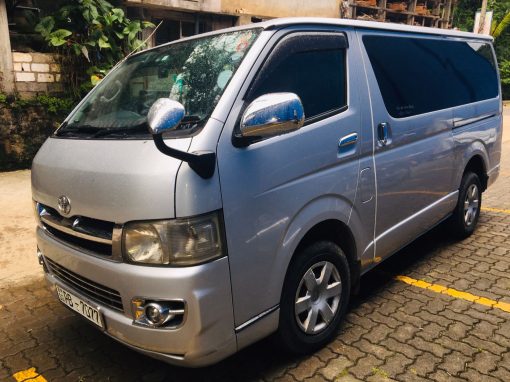 Sri Lanka Private Van Hire With English Speaking Driver