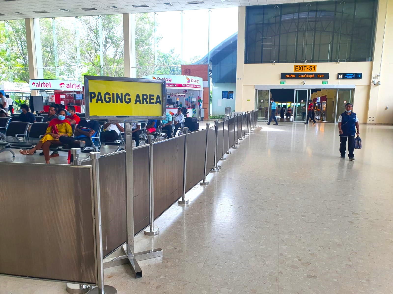 Colombo Airport Paging Area