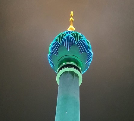 lotus tower top