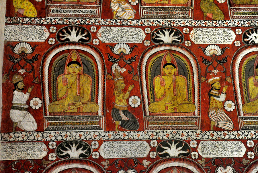 lankathilaka temple paintings of old time