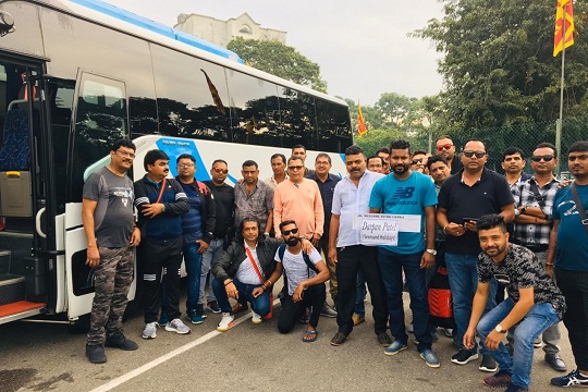 day tours by bus from airport with our guests and Mr.Asanka day tours by bus from airport with our guests and Mr.Asanka