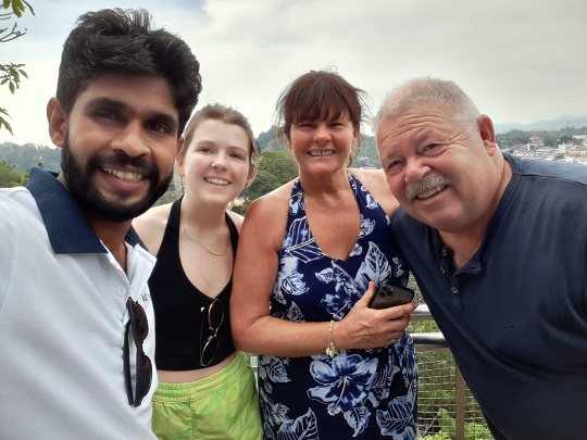 16 days car hire package with our guests and Mr.Sarath