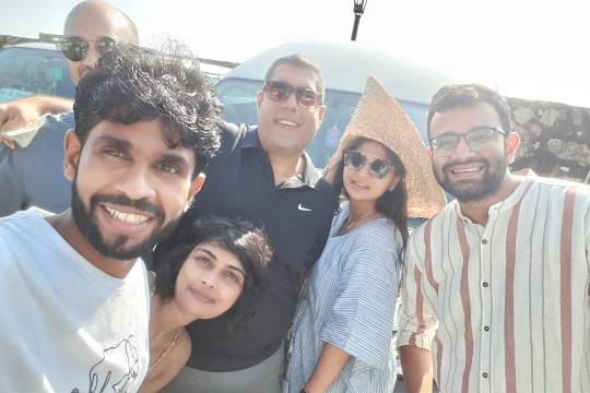 mini bus hire from airport transfers with our guests and Mr.Sarath mini bus hire from airport transfers with our guests and Mr.Sarath