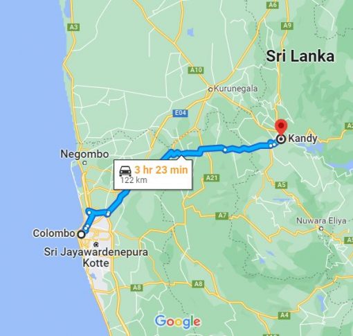 Kandy City to Colombo City Transfer